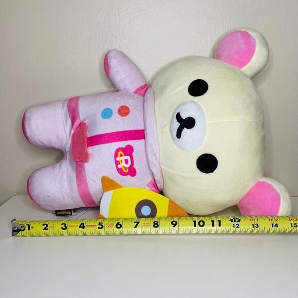 NWT San-X LARGE Rilakkuma Astronaut w. Starship Collection Set of 2 - Picture 8 of 9
